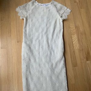 Sam lavi crochet long dress off white sz Medium M